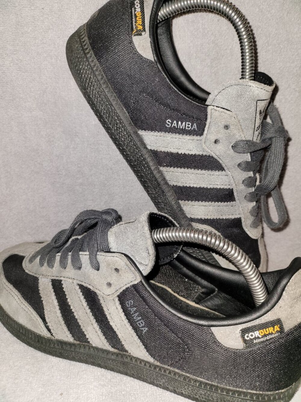 Adidas Men's Size 7.5 Samba OG Cordura Pack - Black Grey Sneakers JI3214 (#2327) - Picture 15 of 15
